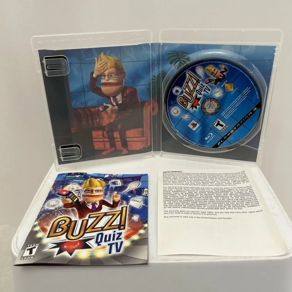 🔥Buzz Quiz‎ TV (DISC ONLY) - Sony PlayStation 3